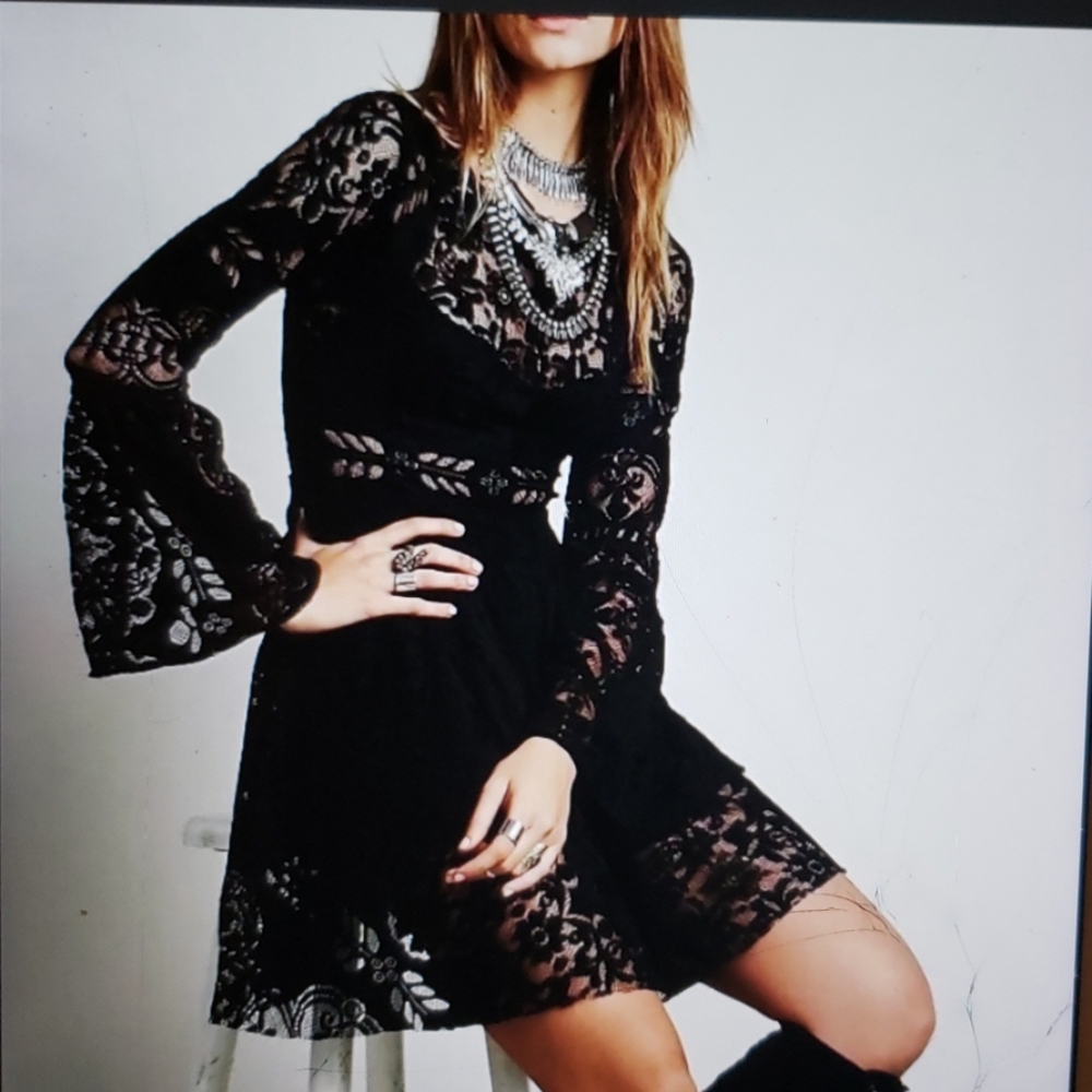 Free People  Lovers Folk Song Dress